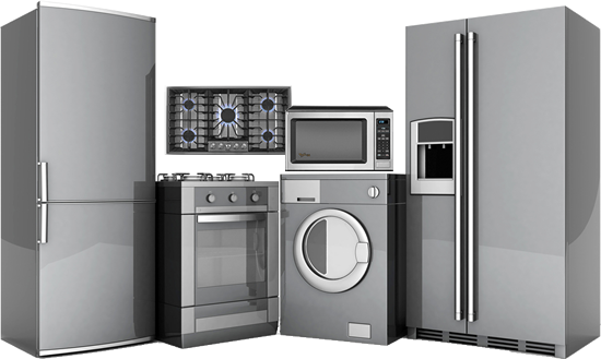 Gamme d’électroménager : réfrigérateurs, four, cuisinière, lave-linge, micro-ondes